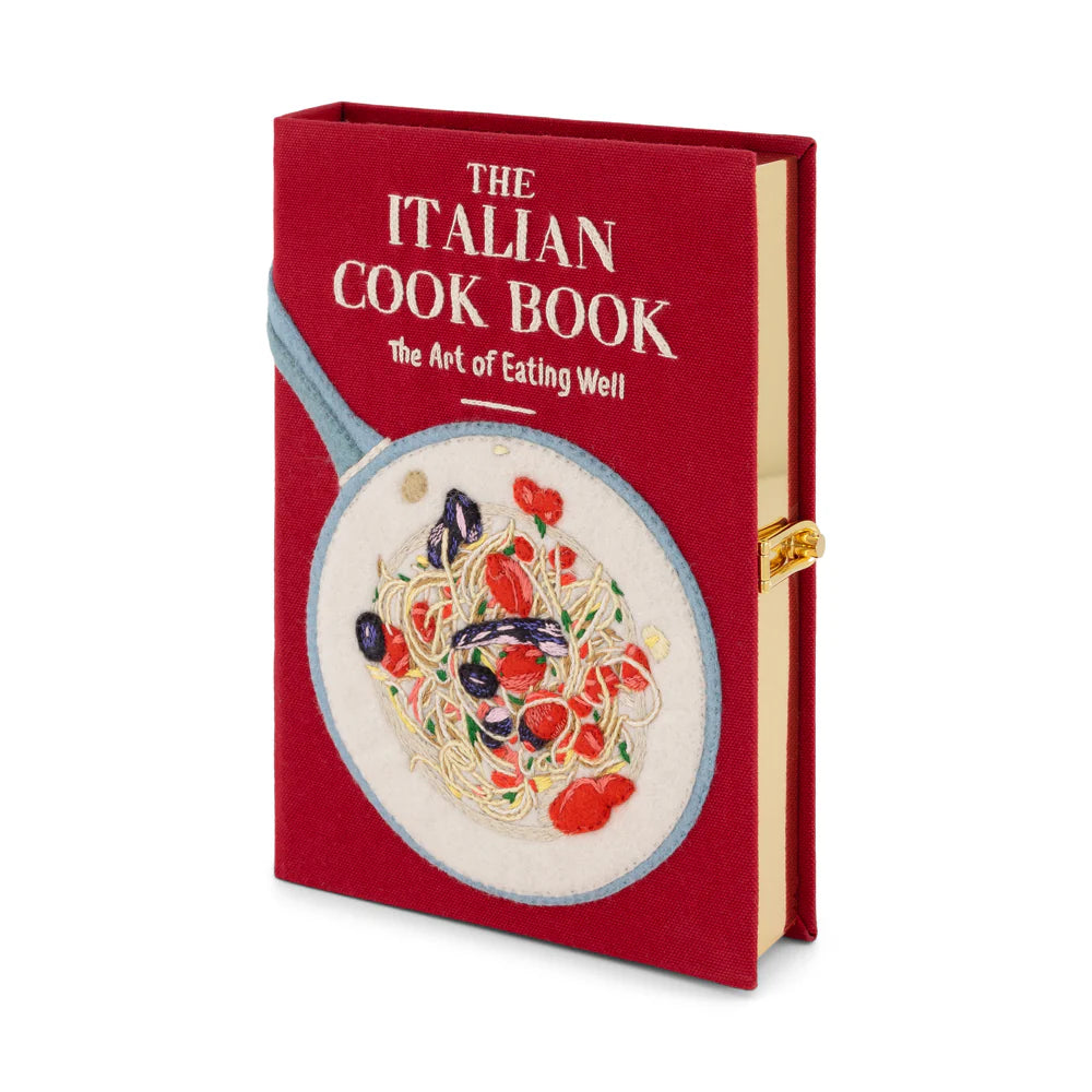 The Italian Cook Book Book Clutch