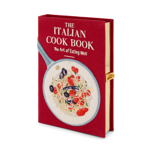 The Italian Cook Book Book Clutch
