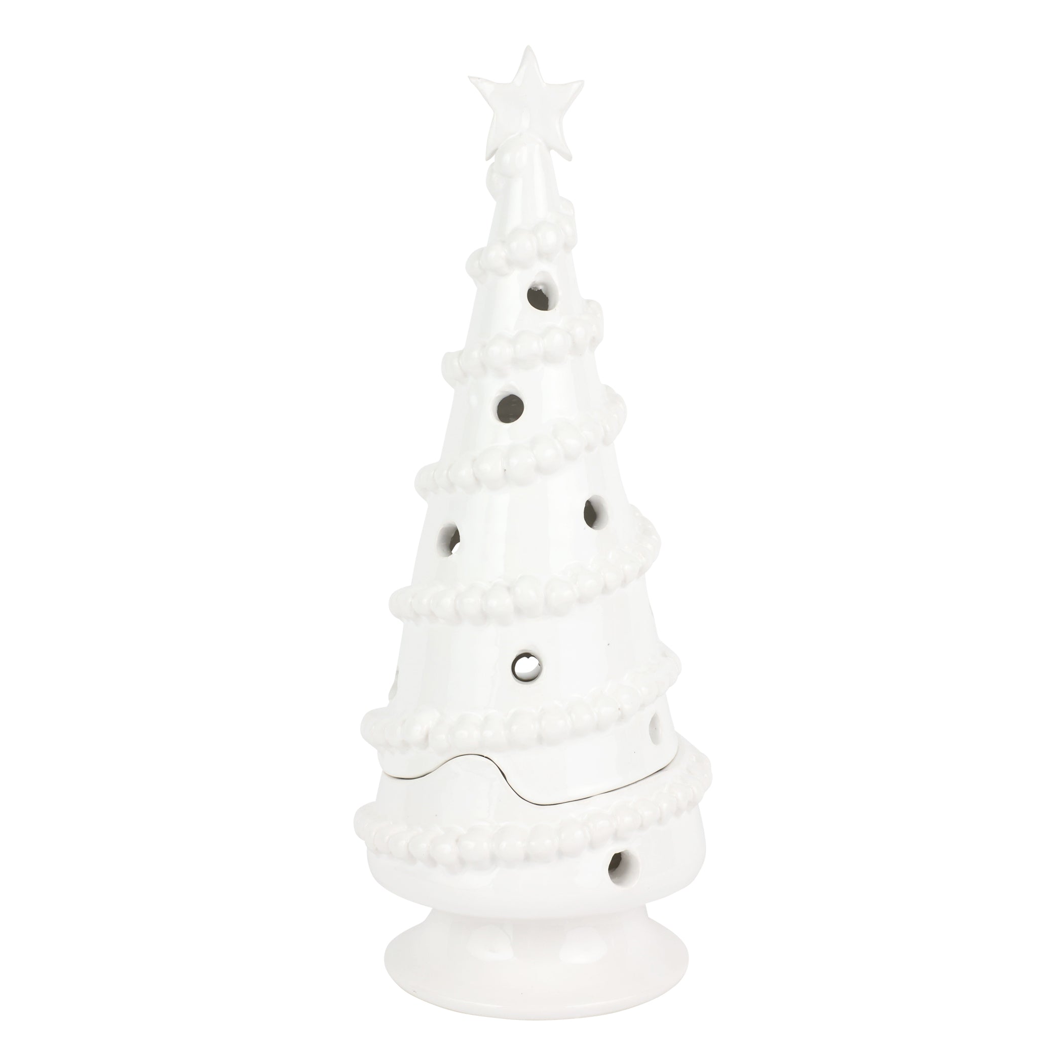 Foresta Large Garland Tree in White