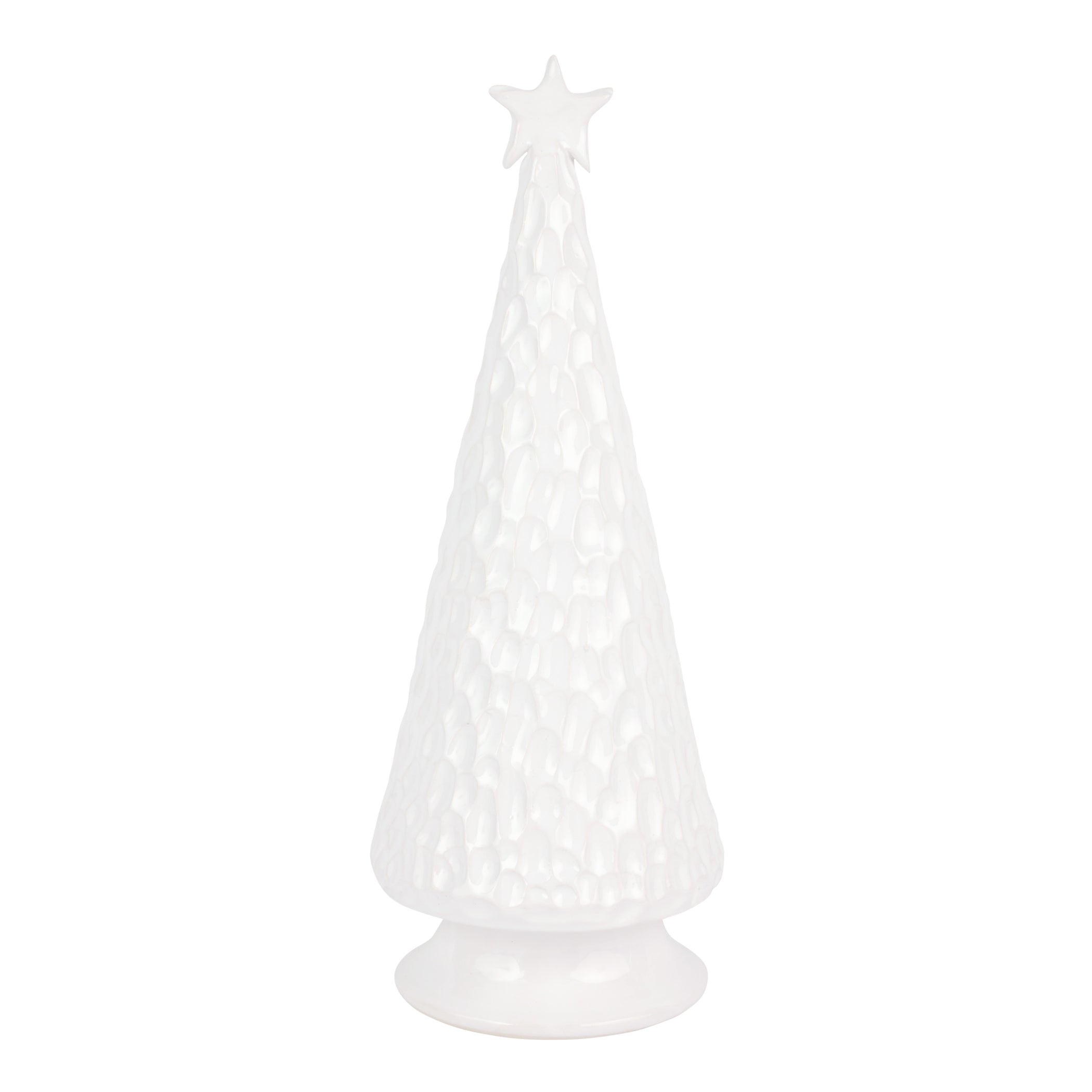 Foresta Large Hammered Tree in White