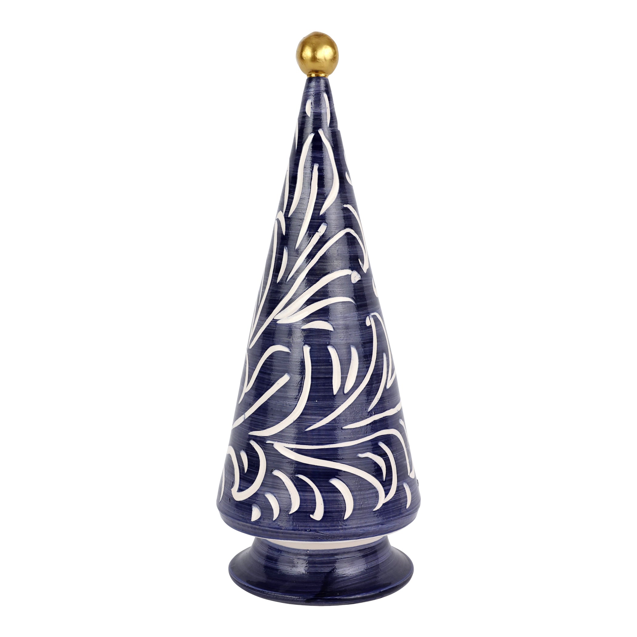 Foresta Scroll Tree in Blue