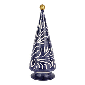 Foresta Scroll Tree in Blue