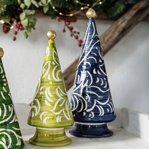 Foresta Scroll Tree in Blue
