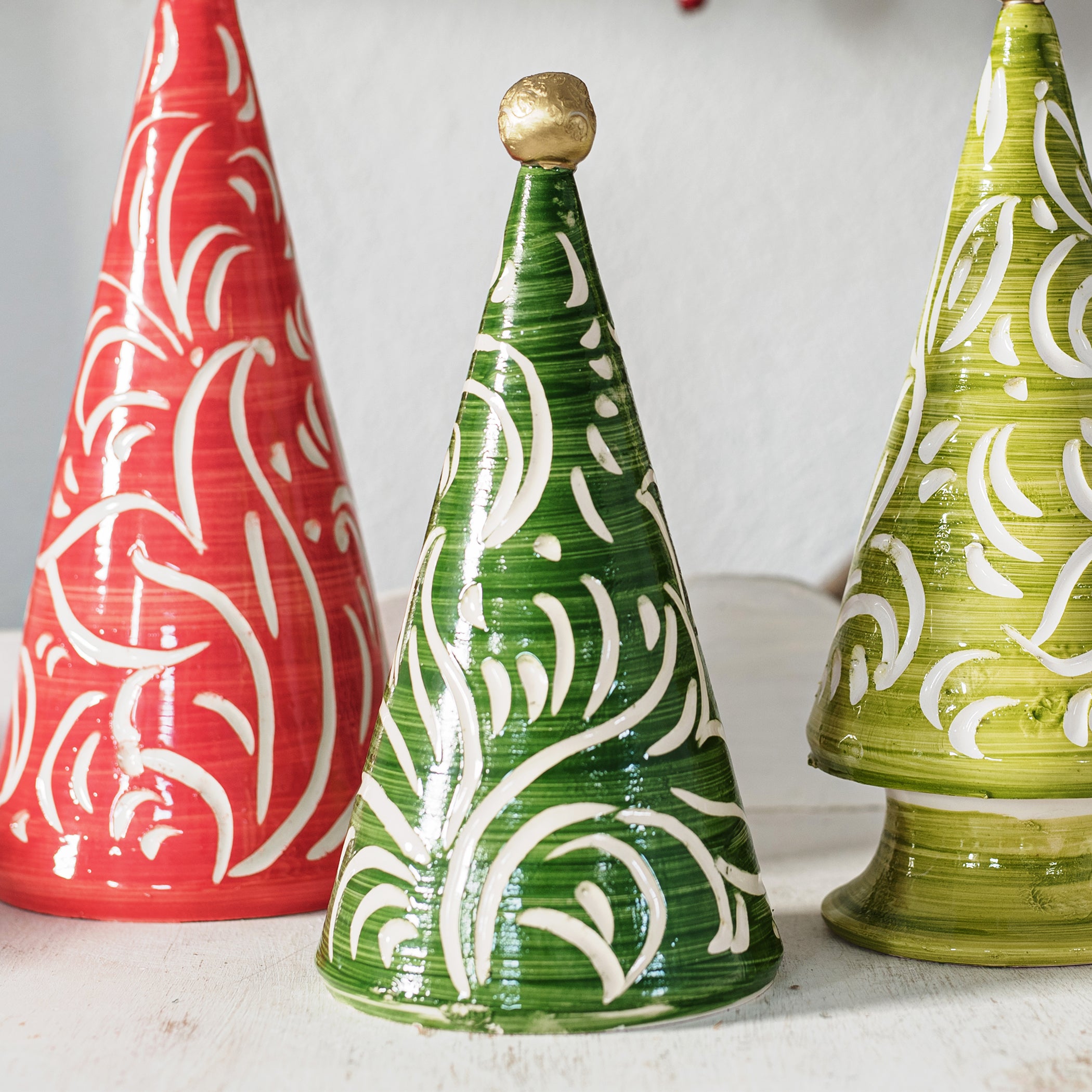 Foresta Scroll Tree in Green