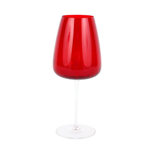 Francesca Water Glass in Red