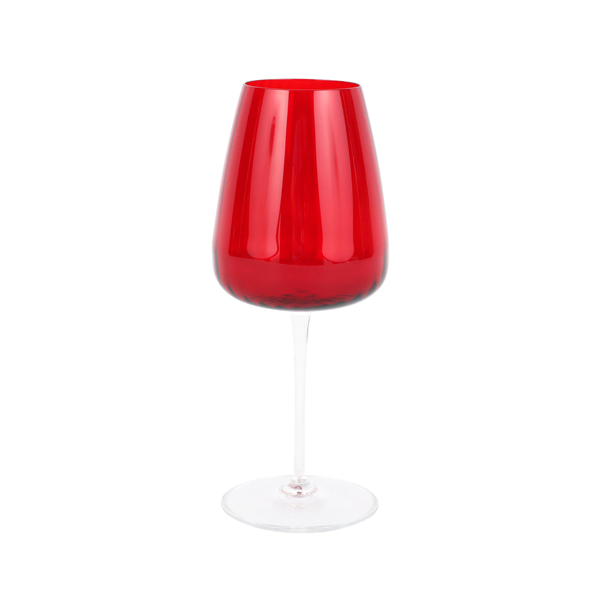 Francesca Wine Glass in Red