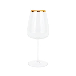 Francesca Wine Glass in Gold
