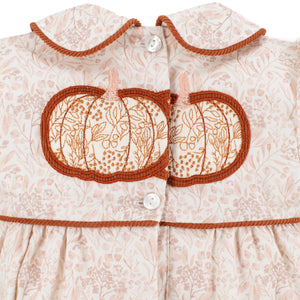 Sarita Girl Bubble in Chinoiserie Pumpkin