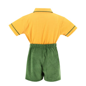 William Boy Polo Set in Mustard