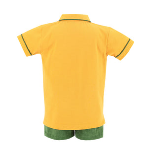 William Boy Polo Set in Mustard