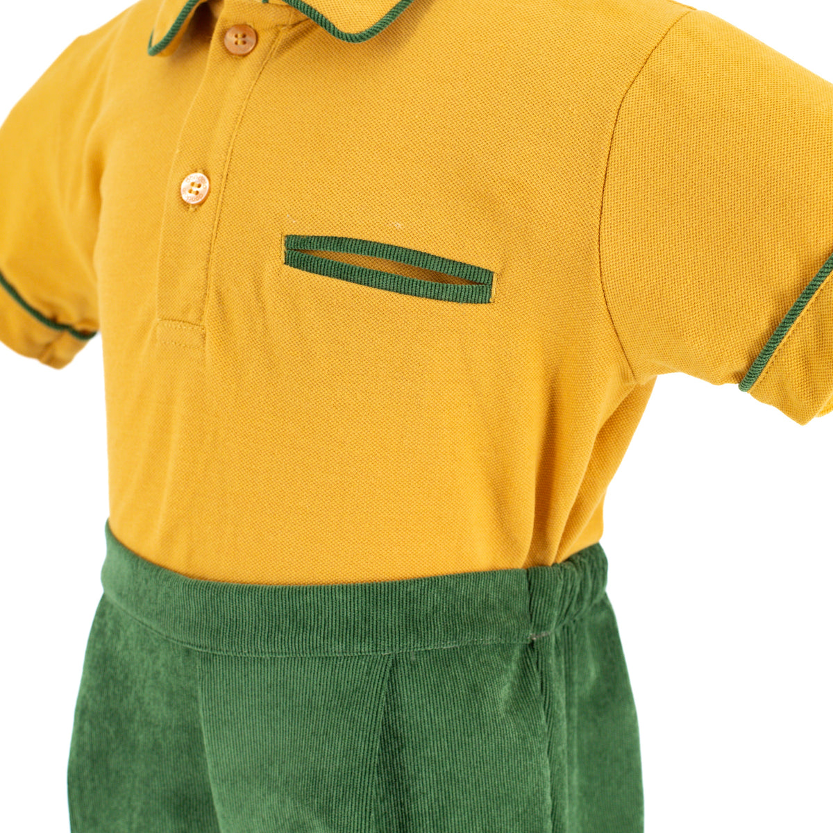 William Boy Polo Set in Mustard