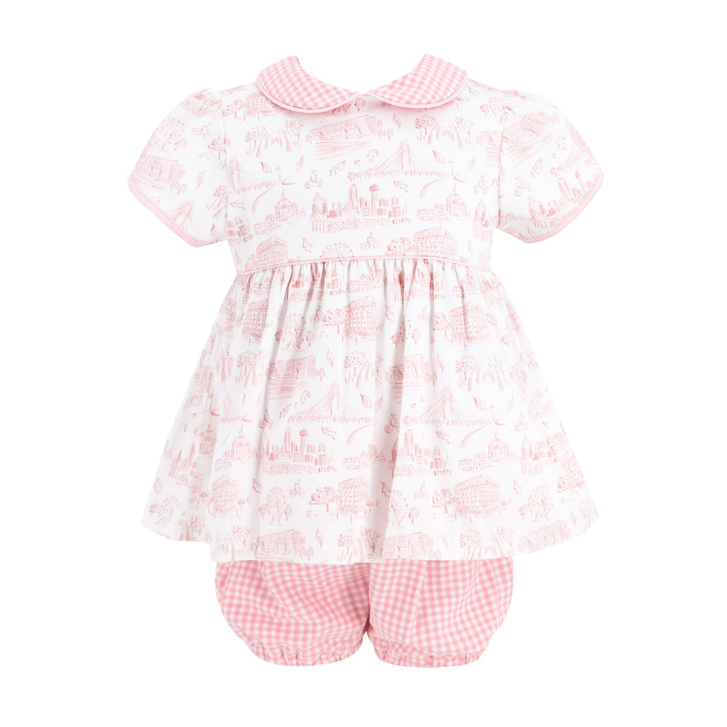 Emery Girl Set in Dallas Print