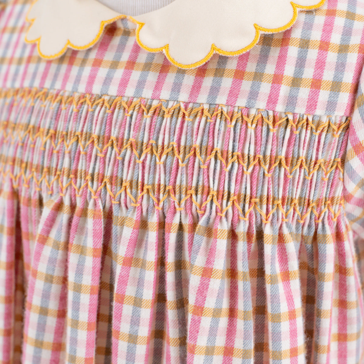 Mabel Girl Dress in Mum Gingham