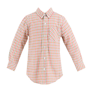 Walker Boy Button Down in Mum Gingham