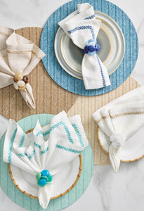 Herringbone Placemat in Natural, Set of 4