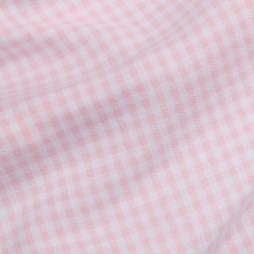 Little English classic children's clothing light pink and white gingham pattern 
