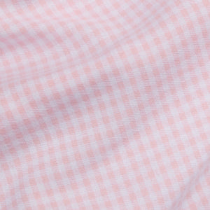 Little English classic children's clothing light pink and white gingham pattern 