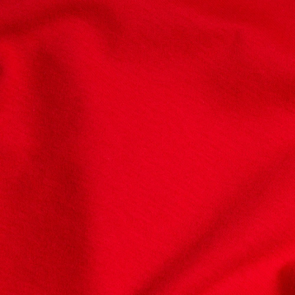 Little English classic children's clothing solid red fabric swatch 