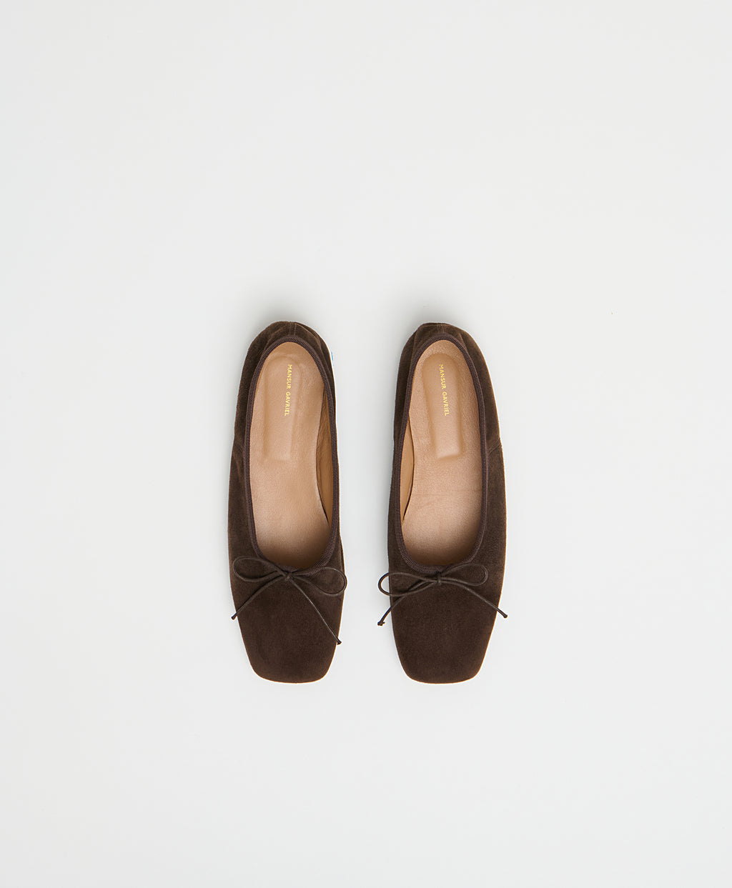 Square Toe Ballerina in Espresso