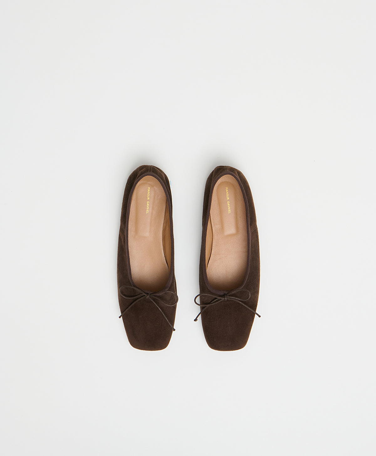 Square Toe Ballerina in Espresso