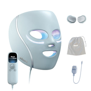 Shark CryoGlow LED Face Mask, Blue Frost