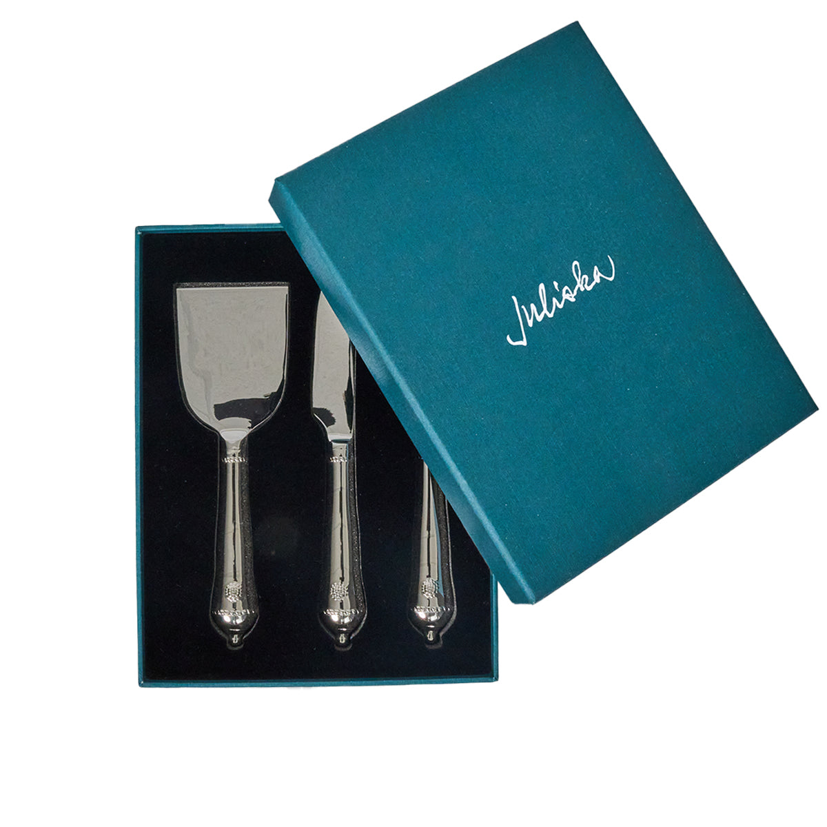 Berry & Thread Cheese Knife Assorted in Polished, Set of 3