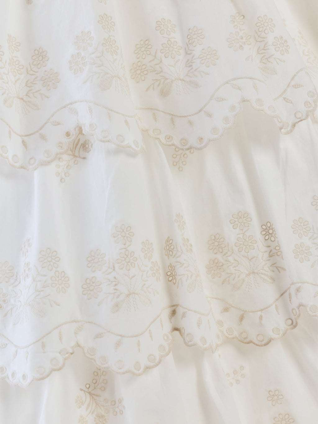 Amour Dress in White Eyelet