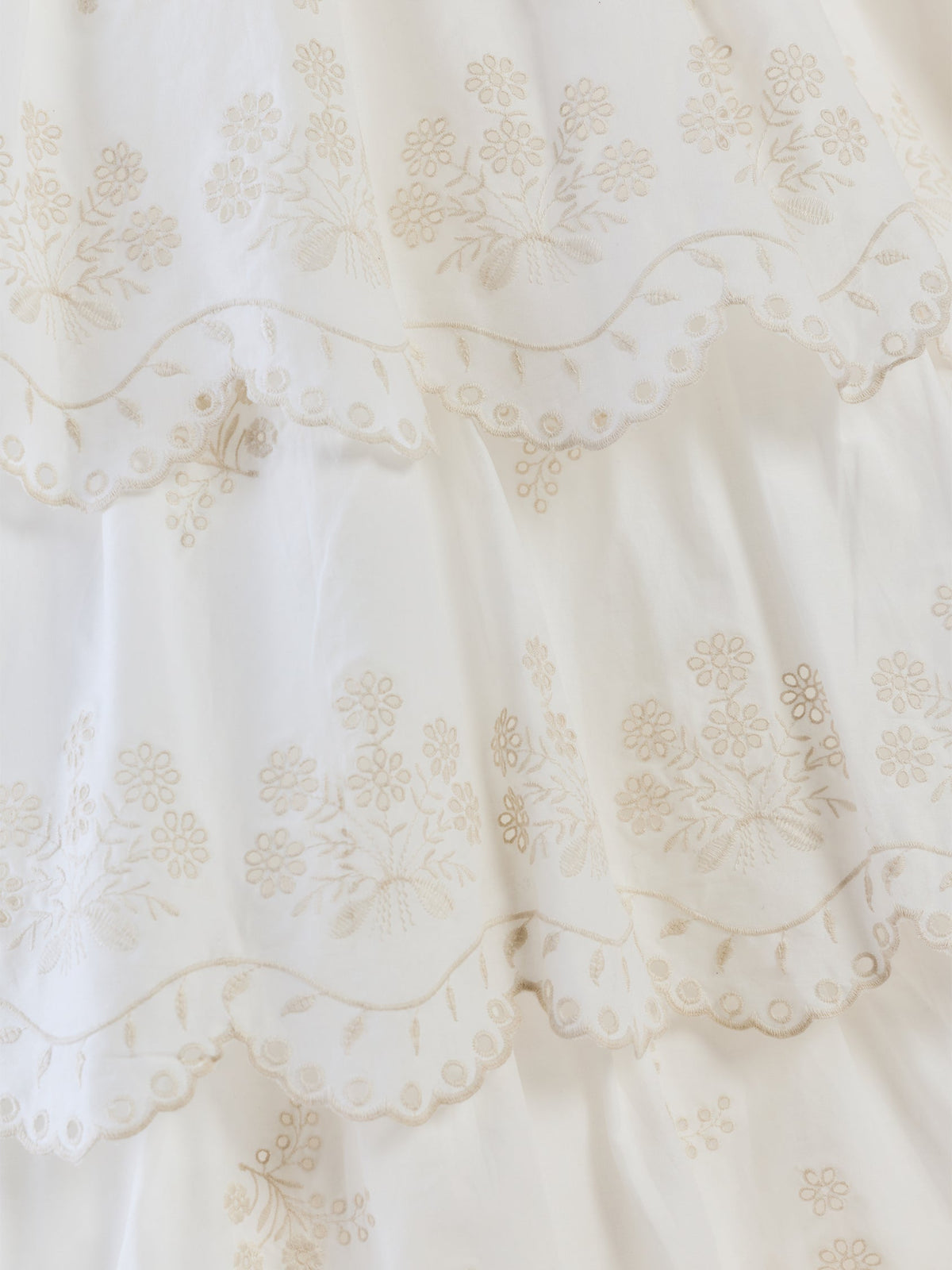 Amour Dress in White Eyelet