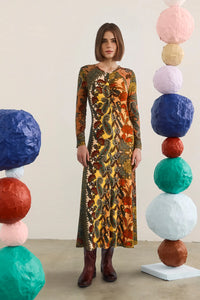 The Fairhope Dress in Highland Tapestry.