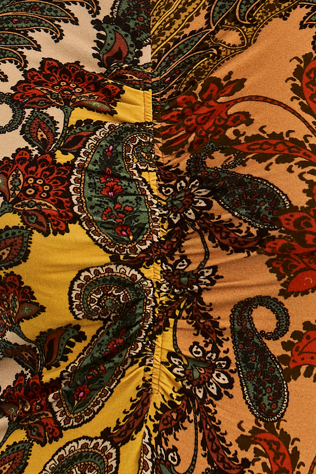 Close up of the Fairhope Dress in Highland Tapestry.