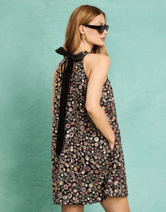 Frankie Mini Dress in Orchid Multi