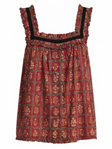 Playa Top in Crimson Bloom
