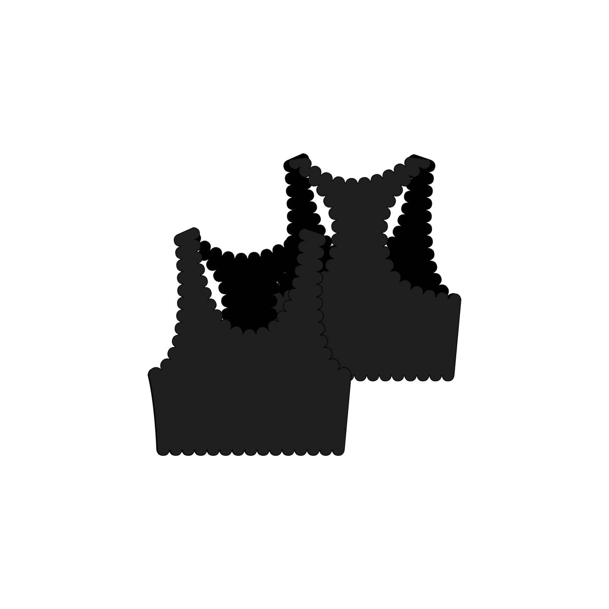 Crop Top in Black