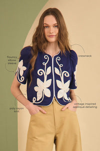 Beeson Top in Navy