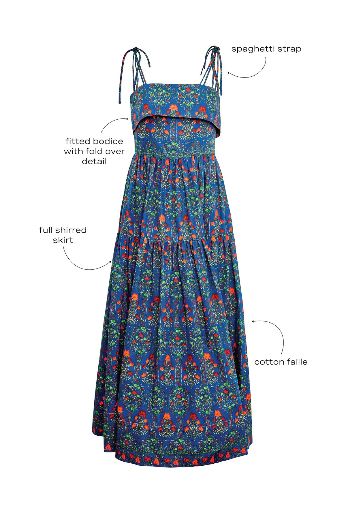 Dolly Dress in Midnight Garden