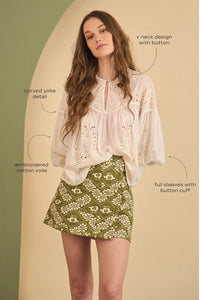 Naya Top in Ivory