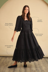 Zadie Dress in Black