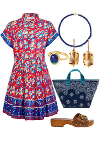 Howard Dress in Tapestry Floral