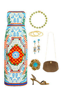 Yvette Dress in Sundance Tile