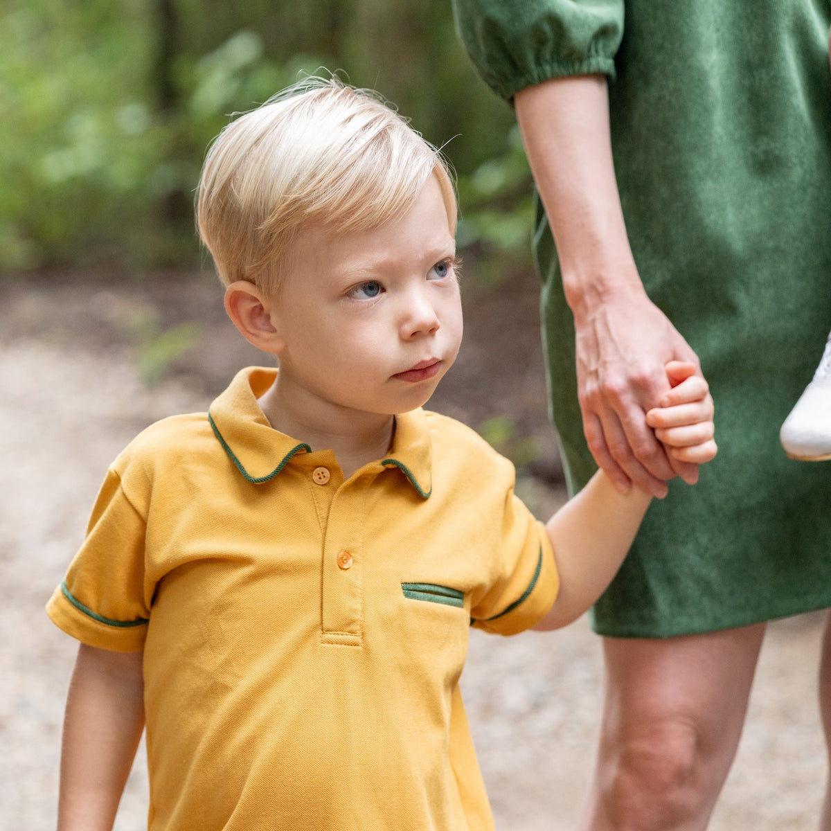 William Boy Polo Set in Mustard