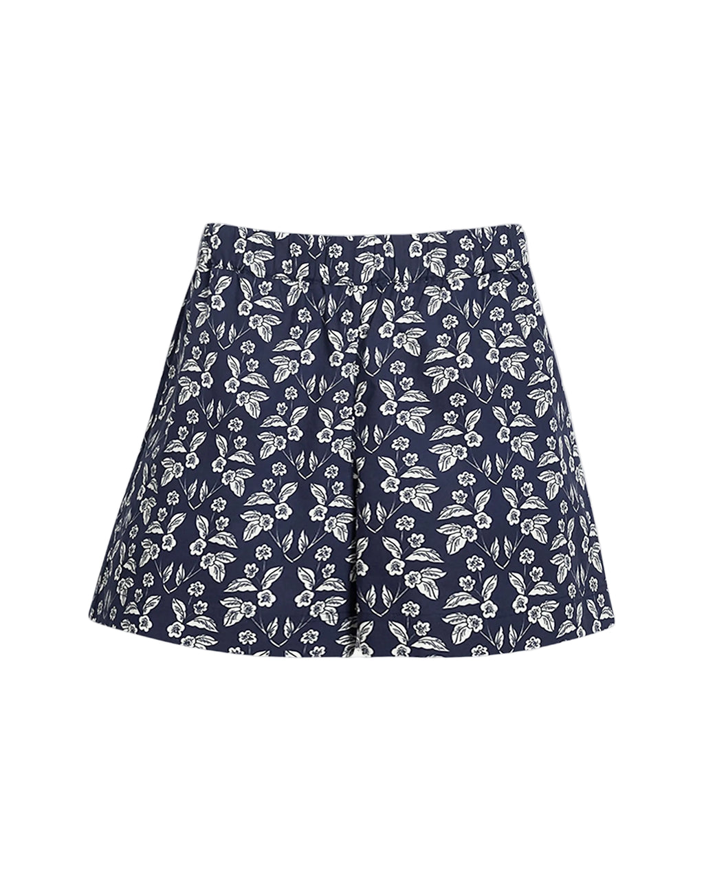 Fallon Short in Maritime Blue Cream Floral