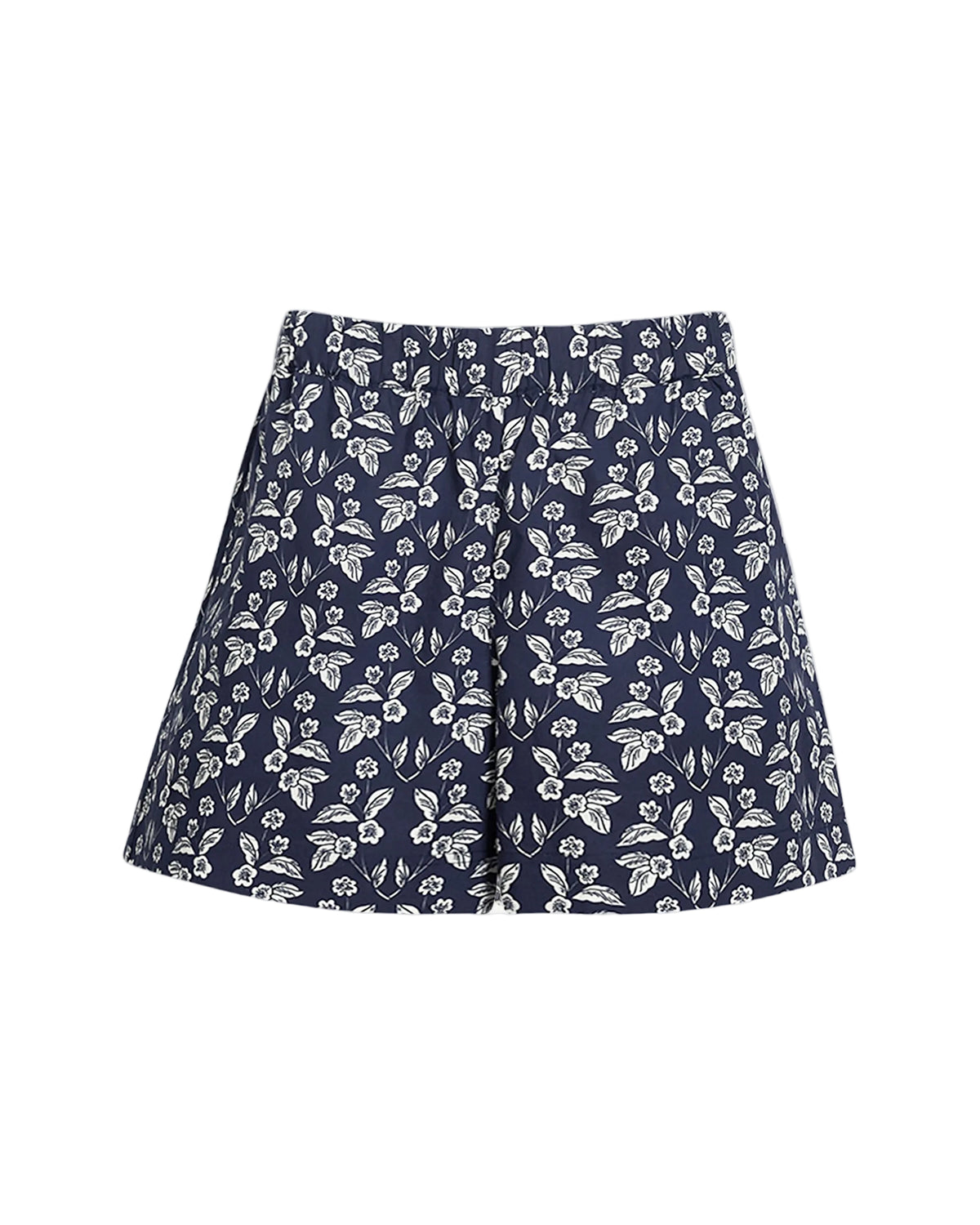 Fallon Short in Maritime Blue Cream Floral