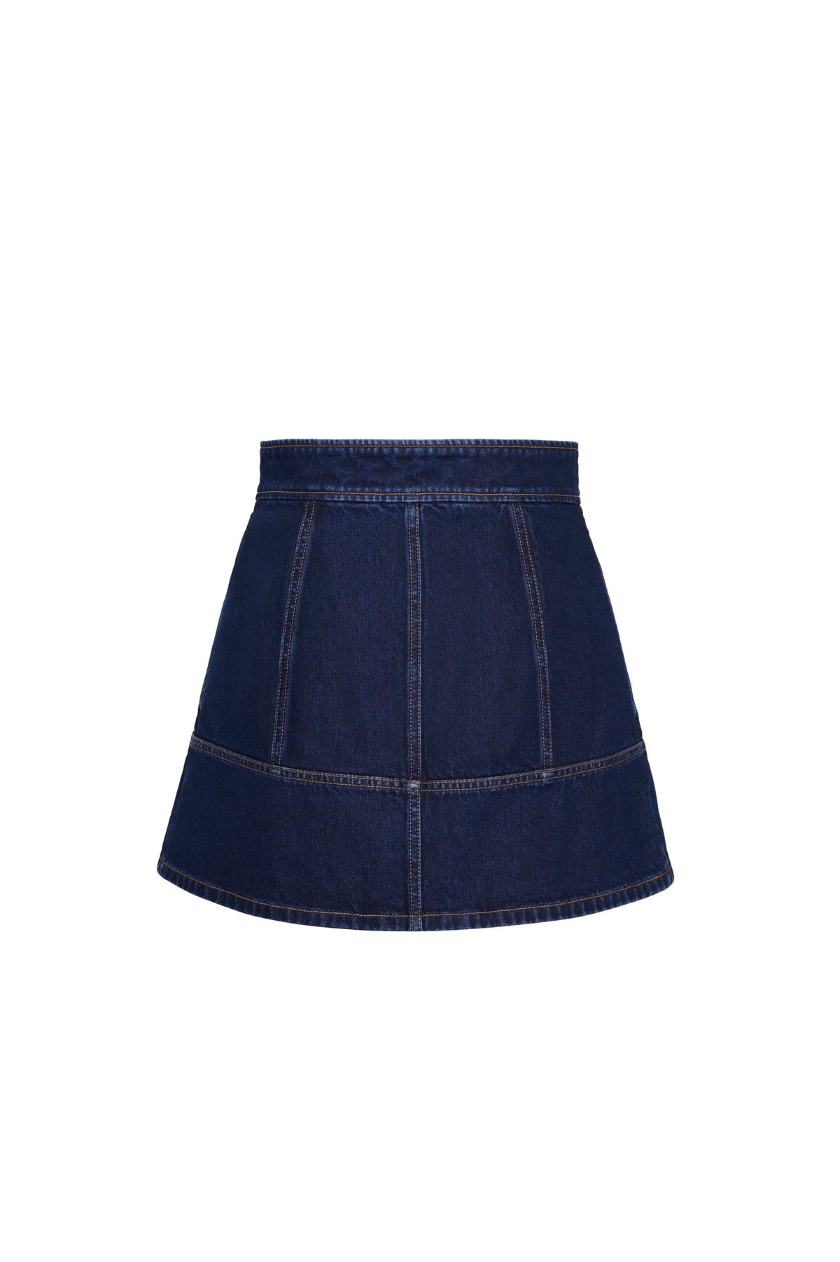 Fatima Skirt in Blue Wash Denim