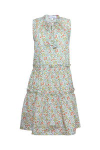 The Fawn Dress in Coral Multi.