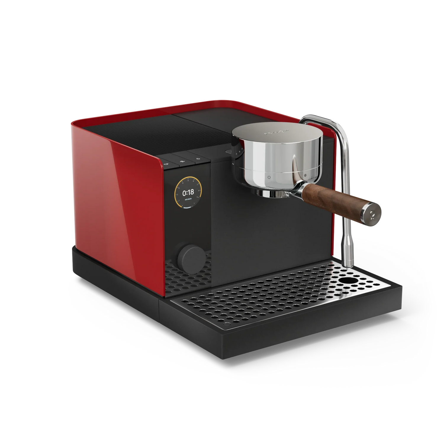 Espresso Series 1 in Cherry Red + Walnut