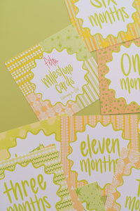 Garden Greens Milestone Cards