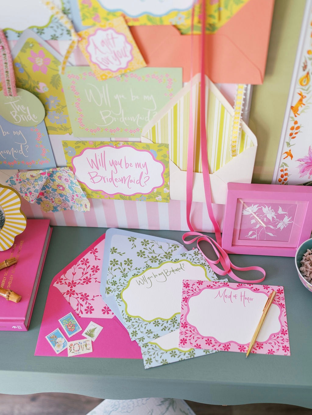 Blushing Botanical Gardens Stationery