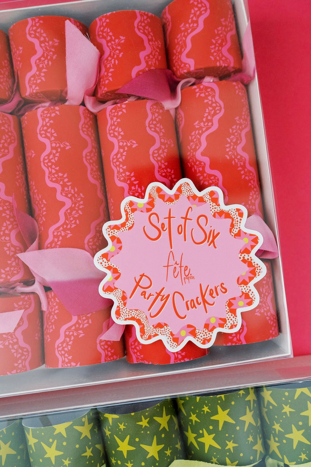 Floral Vine Party Crackers, Set of 6