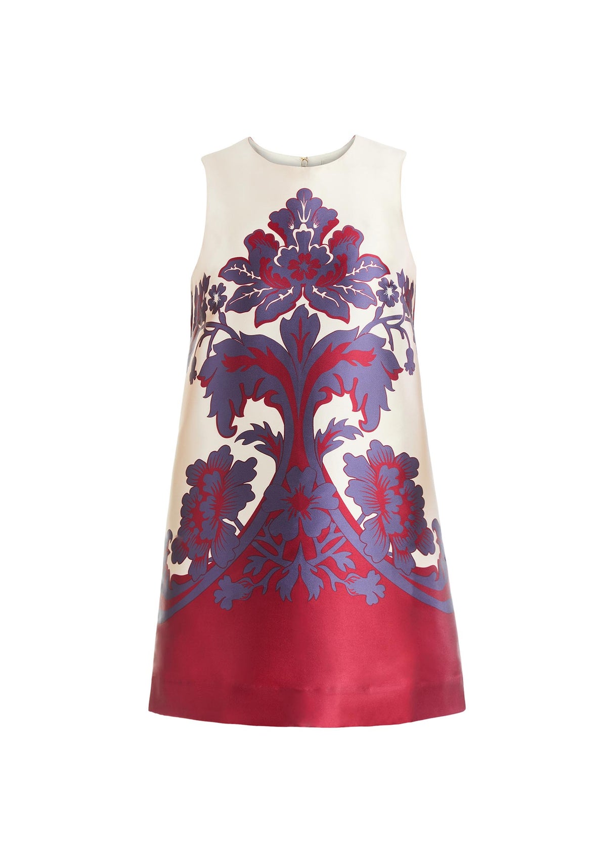 Fiona Shift Mini Dress in Mulberry Arbor