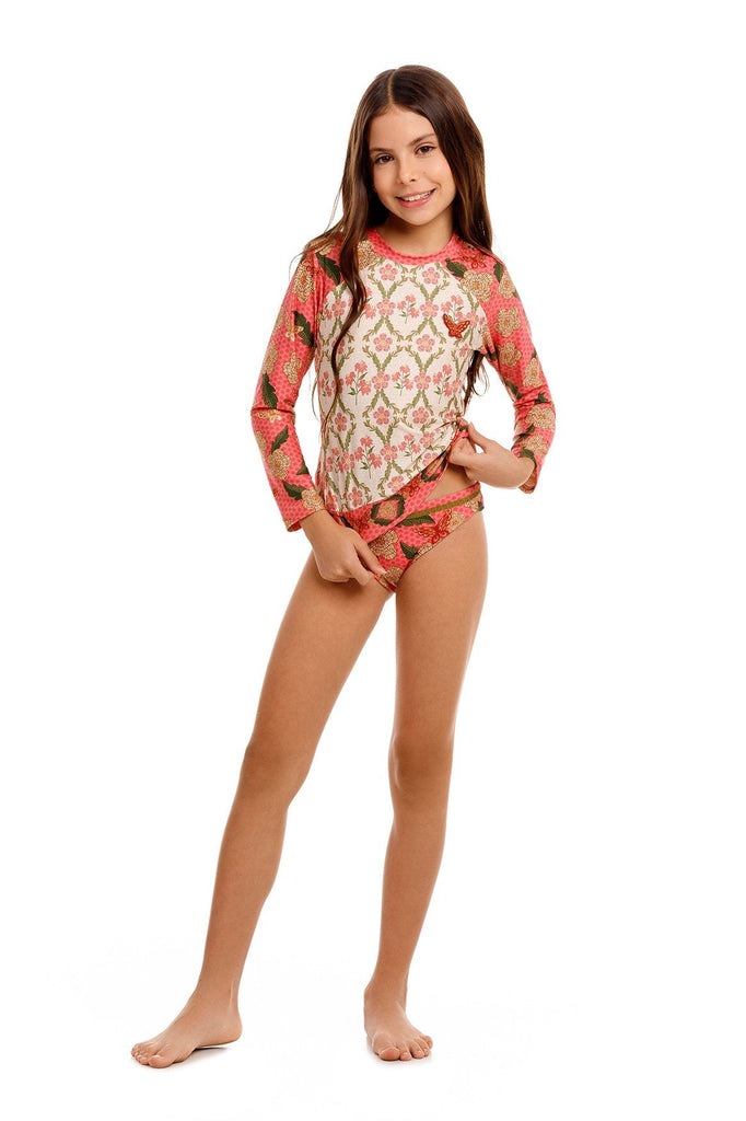 Lackie Kids Rashguard Set in Fiore